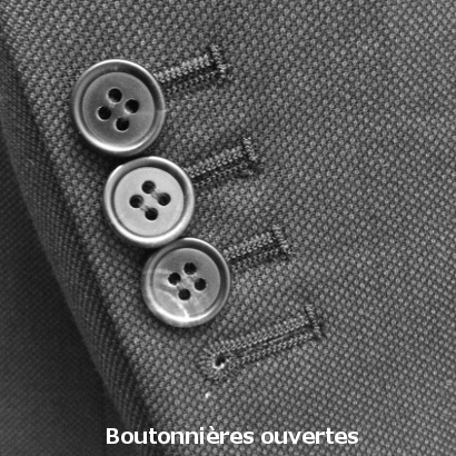 Boutonnières ouvertes