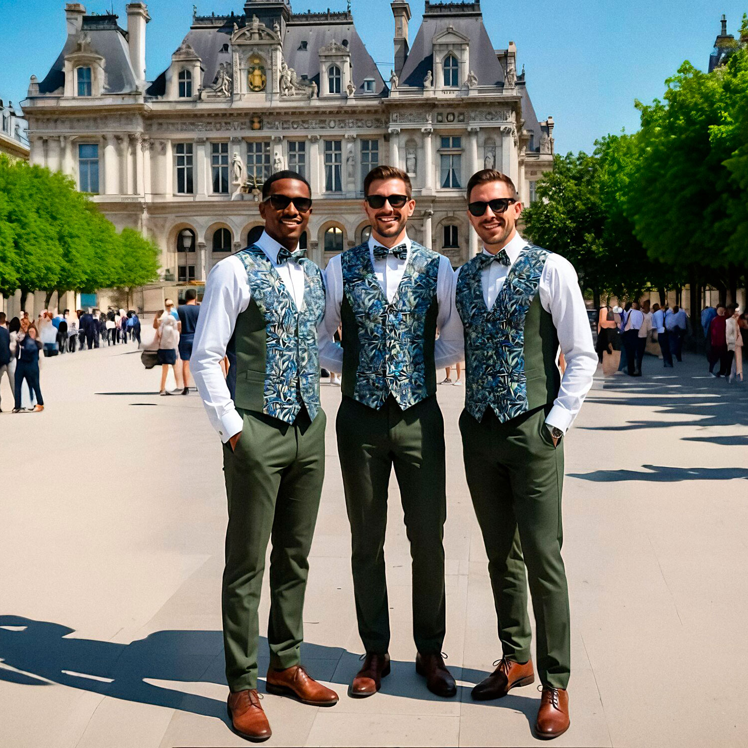 gilet vert olive pres